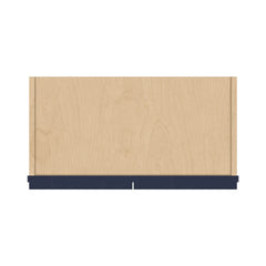 J&K Naval B7 Wall Glass Cabinet - 24" W x 42" H (No Glass Insert)