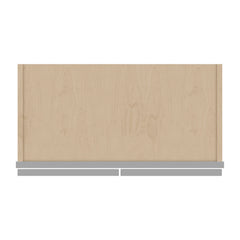 J&K Castle Grey S5 Wall Glass Cabinet - 24" W x 42" H (No Glass Insert)