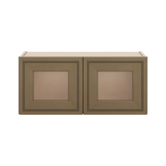 J&K Hazel H8 Wall Glass Cabinet - 27" W x 12" H (No Glass Insert)