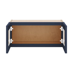 J&K Naval B7 Wall Glass Cabinet - 27" W x 12" H (No Glass Insert)