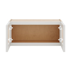 J&K Pure B5 Wall Glass Cabinet - 27" W x 12" H (No Glass Insert)
