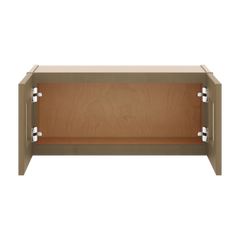 J&K Hazel H8 Wall Glass Cabinet - 27" W x 12" H (No Glass Insert)