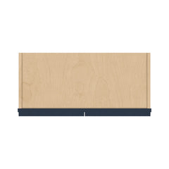 J&K Naval B7 Wall Glass Cabinet - 27" W x 12" H (No Glass Insert)
