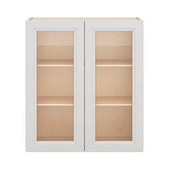 J&K Pure B5 Wall Glass Cabinet - 27" W x 30" H (No Glass Insert)