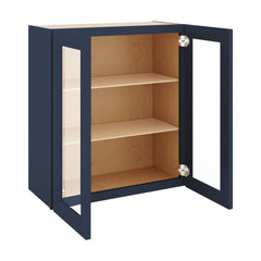 J&K Naval B7 Wall Glass Cabinet - 27" W x 30" H (No Glass Insert)