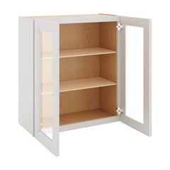 J&K Pure B5 Wall Glass Cabinet - 27" W x 30" H (No Glass Insert)