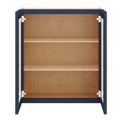 J&K Naval B7 Wall Glass Cabinet - 27" W x 30" H (No Glass Insert)