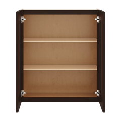 J&K Java Coffee S1 Wall Glass Cabinet - 27" W x 30" H (No Glass Insert)