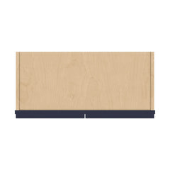 J&K Naval B7 Wall Glass Cabinet - 27" W x 30" H (No Glass Insert)