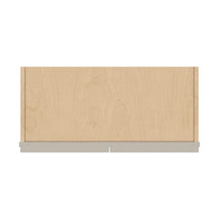 J&K Pebble B6 Wall Glass Cabinet - 27" W x 30" H (No Glass Insert)