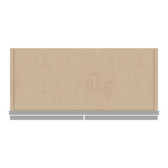 J&K Castle Grey S5 Wall Glass Cabinet - 27" W x 30" H (No Glass Insert)