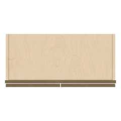 J&K Hazel H8 Wall Glass Cabinet - 27" W x 30" H (No Glass Insert)
