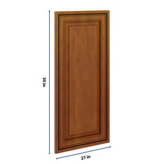 J&K Mocha Glazed K10 Dummy Insert Door Panel 13 1/2" W x 30" H