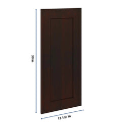 J&K Java Coffee S1 Dummy Insert Door Panel 13 1/2" W x 30" H