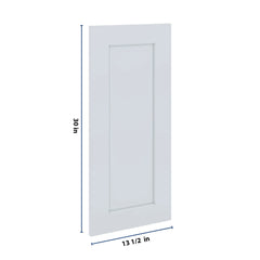 J&K White Shaker S8 Dummy Insert Door Panel 13 1/2" W x 30" H