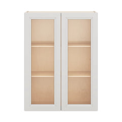 J&K Pure B5 Wall Glass Cabinet - 27" W x 36" H (No Glass Insert)