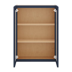 J&K Naval B7 Wall Glass Cabinet - 27" W x 36" H (No Glass Insert)