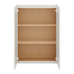 J&K Pure B5 Wall Glass Cabinet - 27" W x 36" H (No Glass Insert)