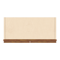 J&K Mocha Glazed K10 Wall Glass Cabinet - 27" W x 36" H (No Glass Insert)