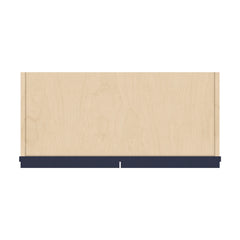 J&K Naval B7 Wall Glass Cabinet - 27" W x 36" H (No Glass Insert)