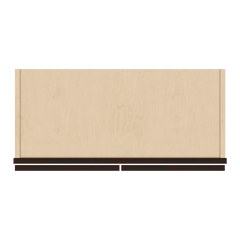 J&K Java Coffee S1 Wall Glass Cabinet - 27" W x 36" H (No Glass Insert)