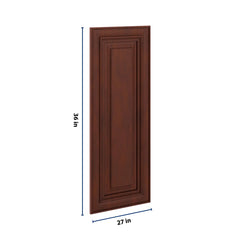 J&K Mahogany J5 Dummy Insert Door Panel 13 1/2" W x 36" H