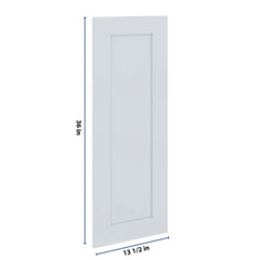 J&K White Shaker S8 Dummy Insert Door Panel 13 1/2" W x 36" H