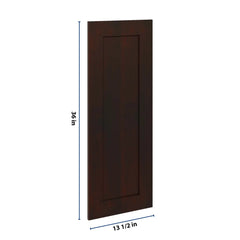 J&K Java Coffee S1 Dummy Insert Door Panel 13 1/2" W x 36" H