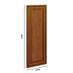 J&K Mocha Glazed K10 Dummy Insert Door Panel 13 1/2" W x 36" H