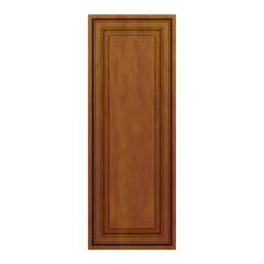 J&K Mocha Glazed K10 Dummy Insert Door Panel 13 1/2" W x 36" H