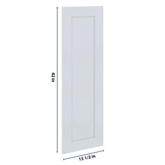 J&K White Shaker S8 Dummy Insert Door Panel 13 1/2" W x 42" H