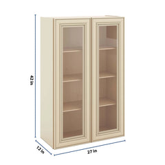 j-k-creme-glazed-a7-wall-glass-cabinet-27-w-x-42-h-no-glass-insert
