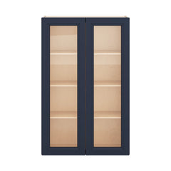 J&K Naval B7 Wall Glass Cabinet - 27" W x 42" H (No Glass Insert)