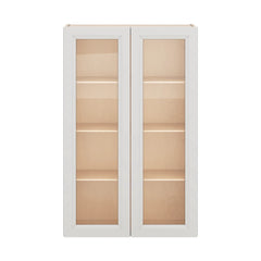 J&K Pure B5 Wall Glass Cabinet - 27" W x 42" H (No Glass Insert)