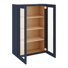 J&K Naval B7 Wall Glass Cabinet - 27" W x 42" H (No Glass Insert)