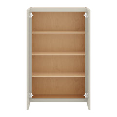 J&K Pebble B6 Wall Glass Cabinet - 27" W x 42" H (No Glass Insert)