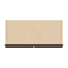 J&K Java Coffee S1 Wall Glass Cabinet - 27" W x 42" H (No Glass Insert)