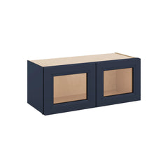 J&K Naval B7 Wall Glass Cabinet - 30" W x 12" H (No Glass Insert)