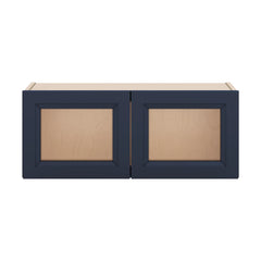 J&K Naval B7 Wall Glass Cabinet - 30" W x 12" H (No Glass Insert)