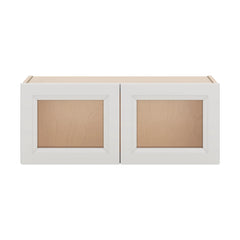 J&K Pure B5 Wall Glass Cabinet - 30" W x 12" H (No Glass Insert)