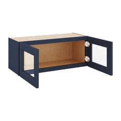 J&K Naval B7 Wall Glass Cabinet - 30" W x 12" H (No Glass Insert)