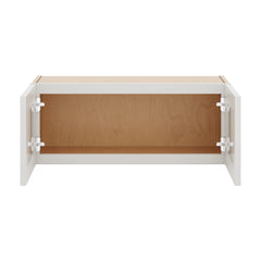 J&K Pure B5 Wall Glass Cabinet - 30" W x 12" H (No Glass Insert)