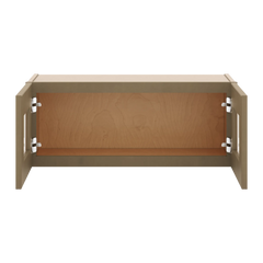 J&K Hazel H8 Wall Glass Cabinet - 30" W x 12" H (No Glass Insert)