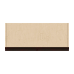 J&K Java Coffee S1 Wall Glass Cabinet - 30" W x 12" H (No Glass Insert)