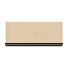 J&K Java Coffee S1 Wall Glass Cabinet - 30" W x 30" H (No Glass Insert)