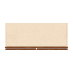 J&K Mocha Glazed K10 Wall Glass Cabinet - 30" W x 30" H (No Glass Insert)