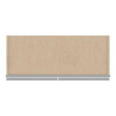J&K Castle Grey S5 Wall Glass Cabinet - 30" W x 30" H (No Glass Insert)