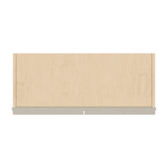 J&K Pebble B6 Wall Glass Cabinet - 30" W x 30" H (No Glass Insert)