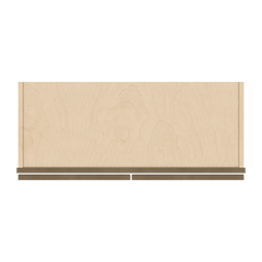 J&K Hazel H8 Wall Glass Cabinet - 30" W x 30" H (No Glass Insert)