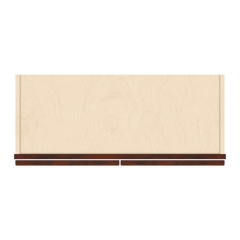 J&K Mahogany J5 Wall Glass Cabinet - 30" W x 30" H (No Glass Insert)